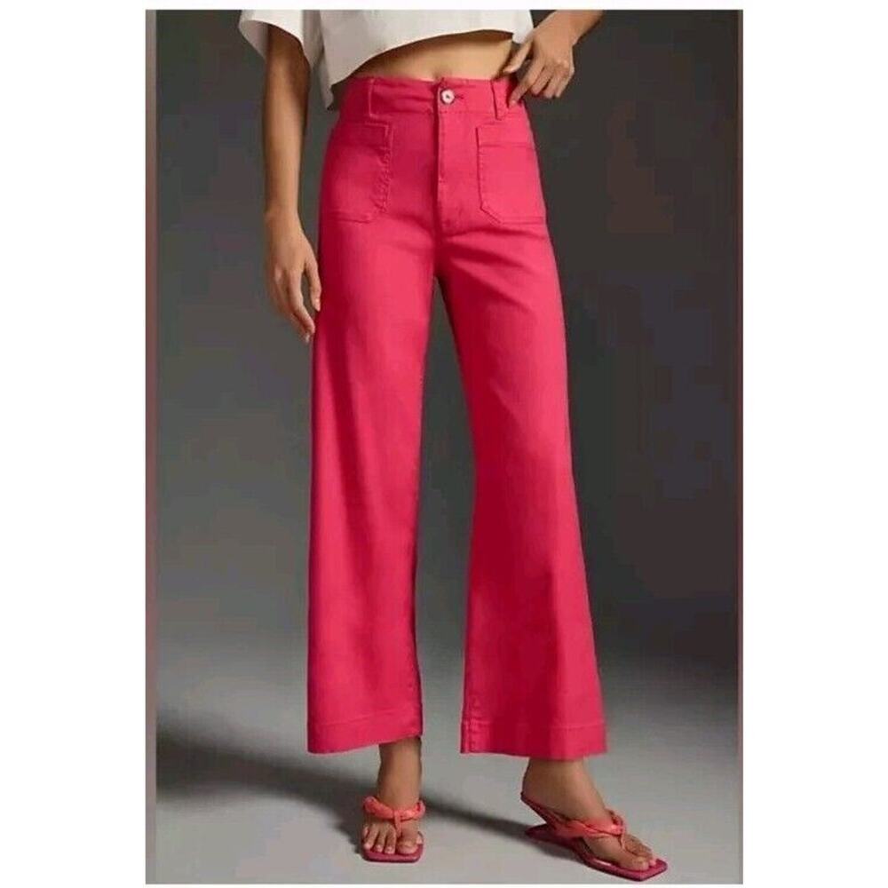 Anthropologie maeve colette pants Linen Pants Sz 31 - Picture 2 of 9